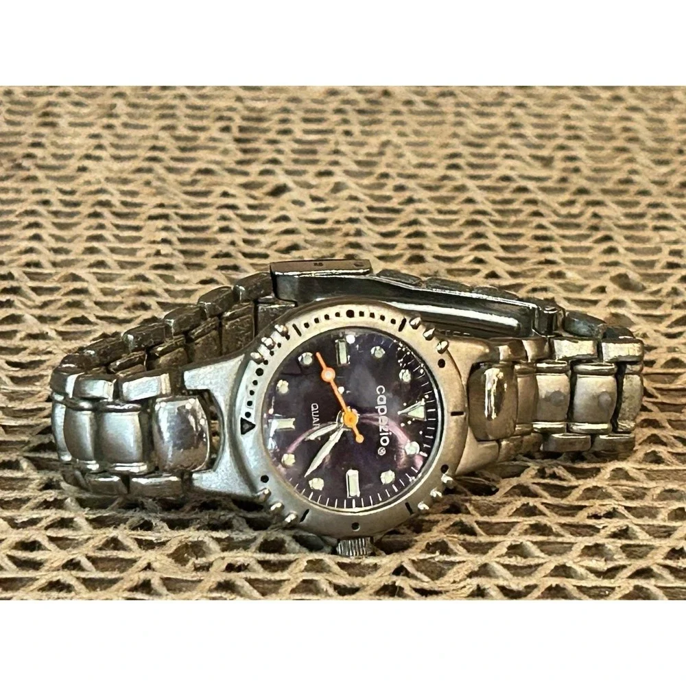 Capezio 202‎ Women Watch Stainless Steel Silver Quartz Needs Battery